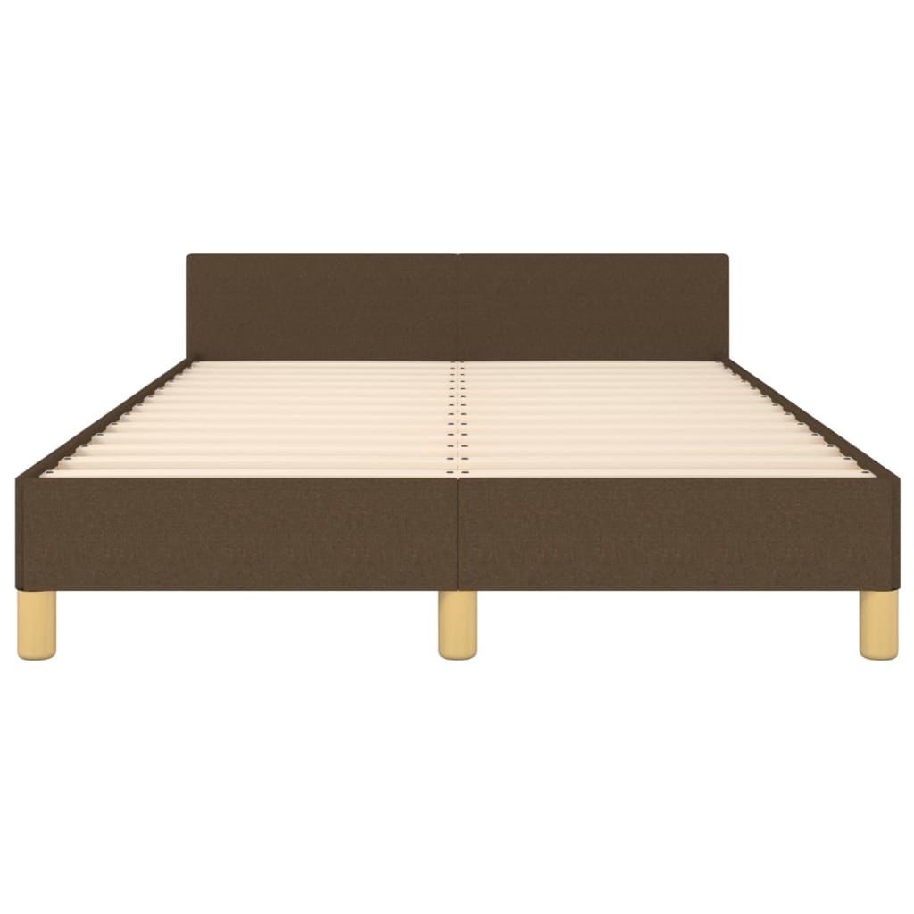 Giroletto senza Materasso Marrone Scuro 120x200 cm Tessuto | homemem39