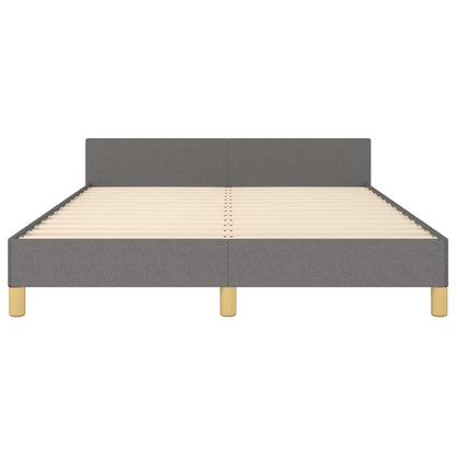 Giroletto senza Materasso Grigio Scuro 140x190 cm Tessuto