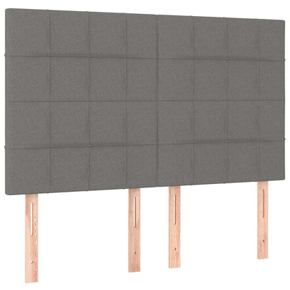 Giroletto senza Materasso Grigio Scuro 140x190 cm Tessuto