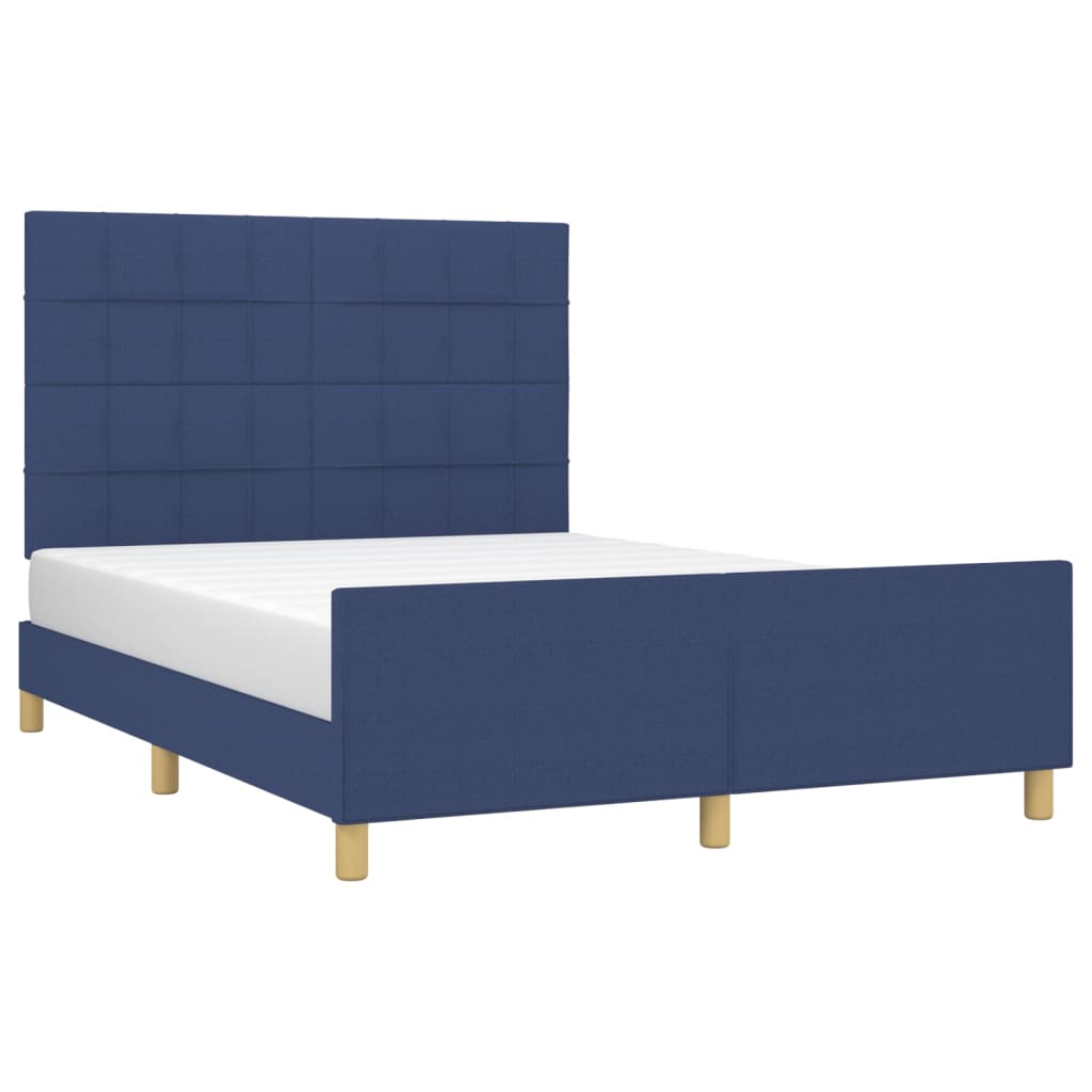 Giroletto senza Materasso Blu 140x190 cm in Tessuto - homemem39