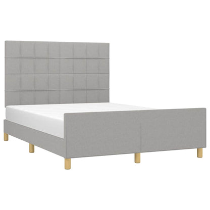 Giroletto senza Materasso Grigio Chiaro 140x200 cm Tessuto