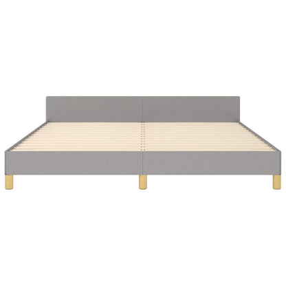 Giroletto senza Materasso Grigio Chiaro 180x200 cm Tessuto