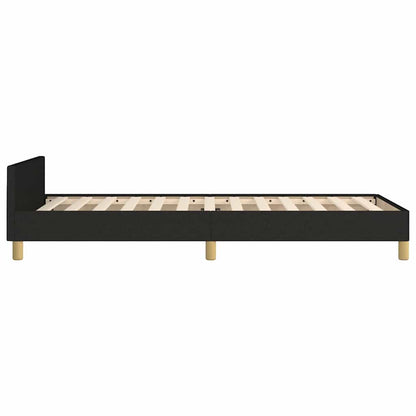 Giroletto senza Materasso Nero 80x200 cm Tessuto