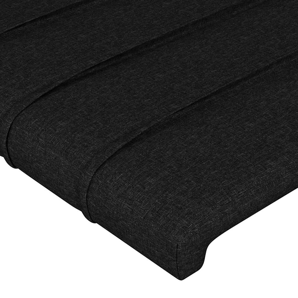 Giroletto senza Materasso Nero 80x200 cm Tessuto