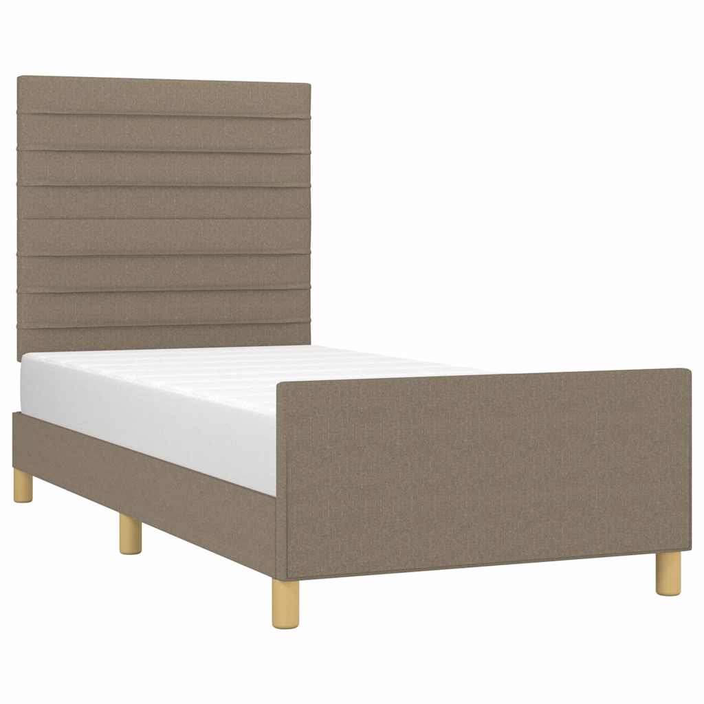 Giroletto senza Materasso Tortora 90x190 cm Tessuto
