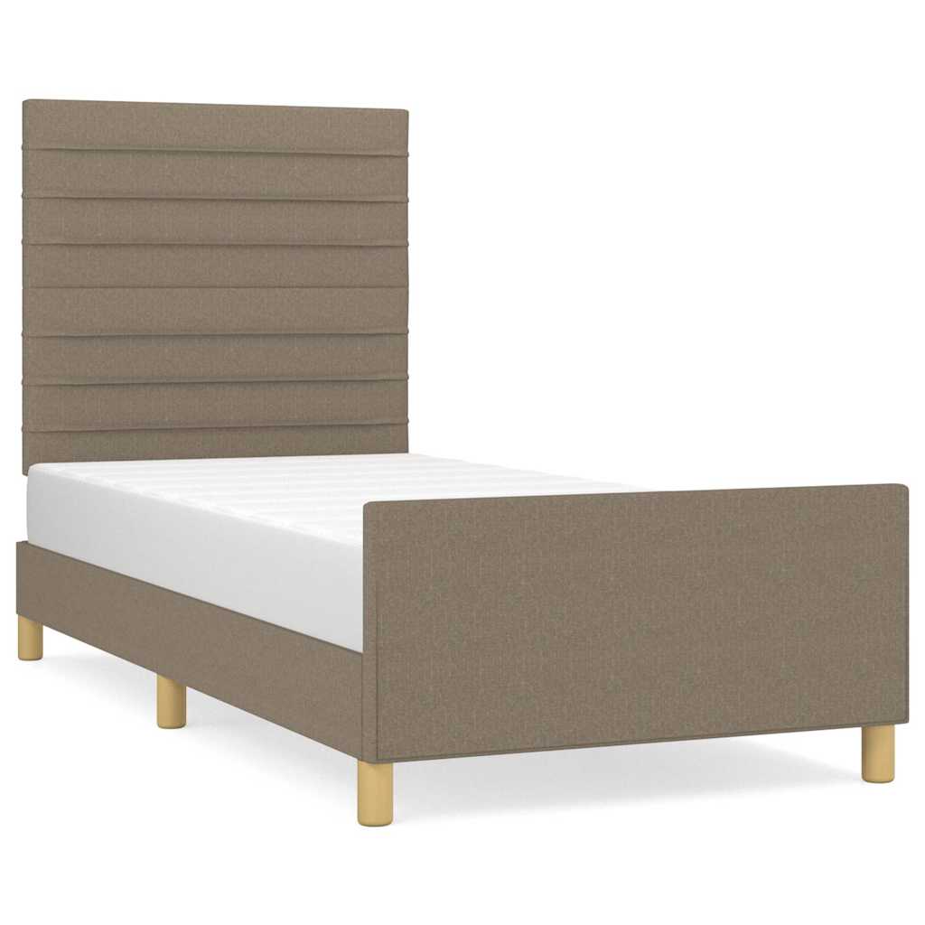 Giroletto senza Materasso Tortora 90x200 cm Tessuto