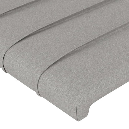 Giroletto senza Materasso Grigio Chiaro 100x200 cm Tessuto - homemem39
