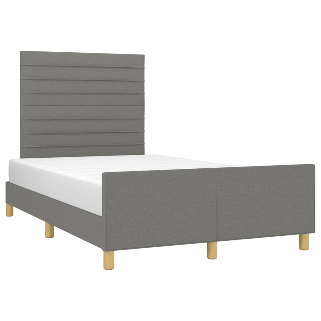 Giroletto senza Materasso Grigio Scuro 120x200 cm Tessuto - homemem39