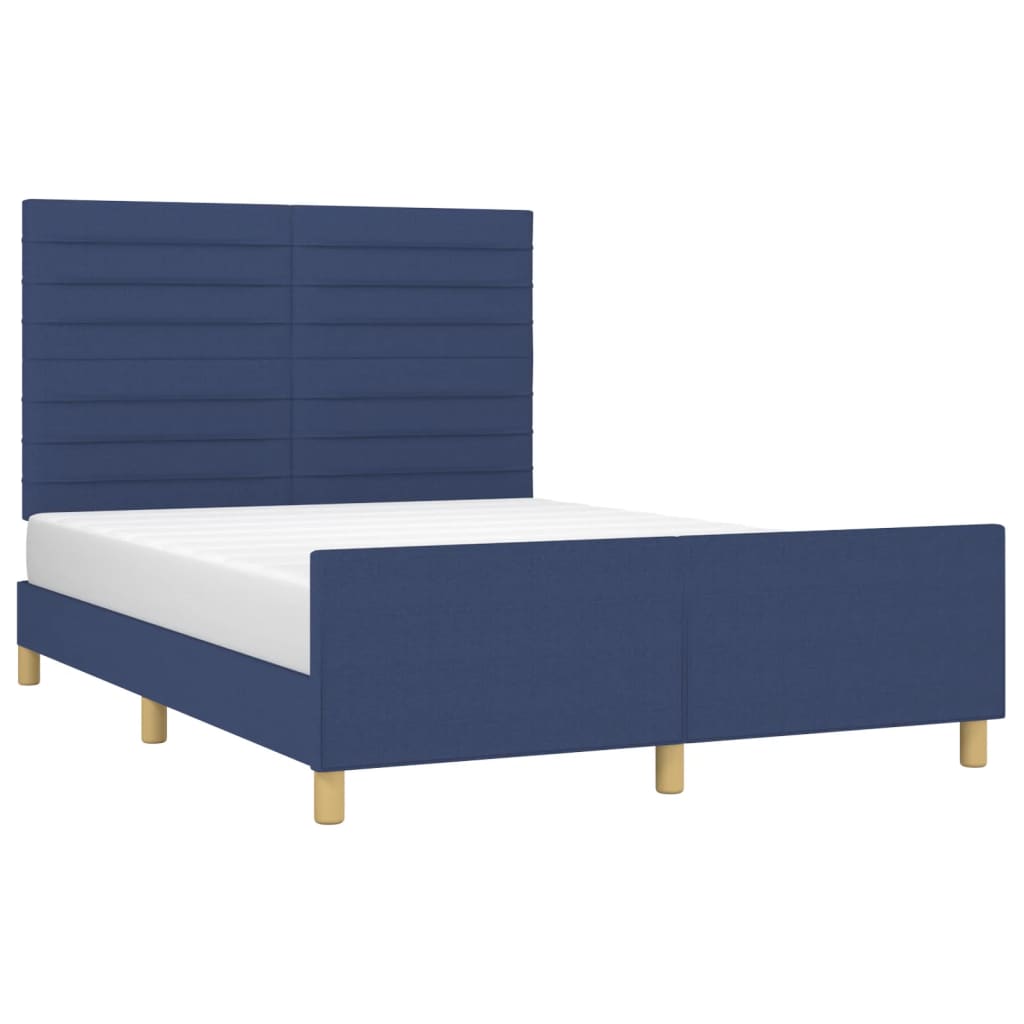 Giroletto senza Materasso Blu 140x190 cm in Tessuto - homemem39