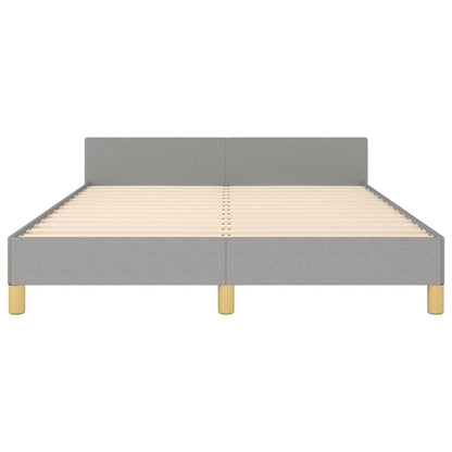 Giroletto senza Materasso Grigio Chiaro 140x200 cm Tessuto