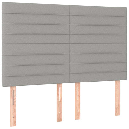 Giroletto senza Materasso Grigio Chiaro 140x200 cm Tessuto