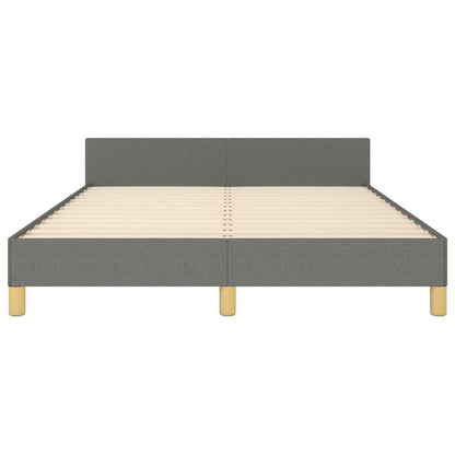 Giroletto senza Materasso Grigio Scuro 140x200 cm Tessuto