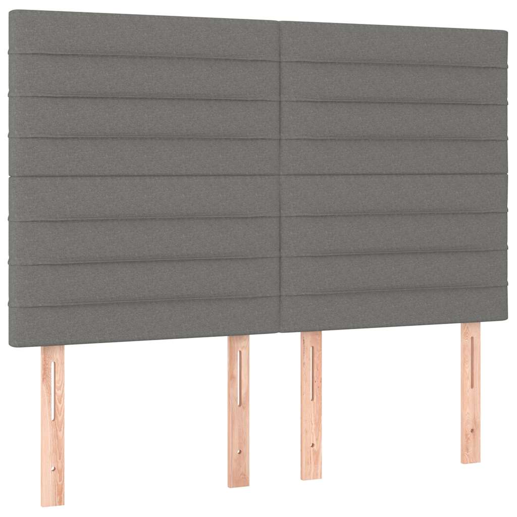 Giroletto senza Materasso Grigio Scuro 140x200 cm Tessuto
