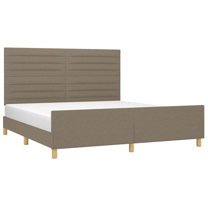 Giroletto senza Materasso Tortora 160x200 cm in Tessuto