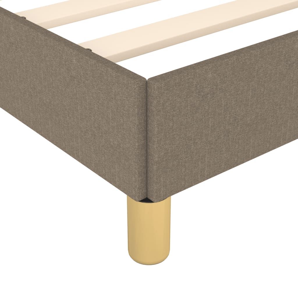 Giroletto senza Materasso Tortora 200x200 cm in Tessuto | homemem39