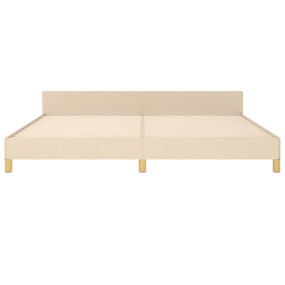 Giroletto senza Materasso Crema 200x200 cm in Tessuto