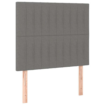 Giroletto senza Materasso Grigio Scuro 80x200 cm Tessuto