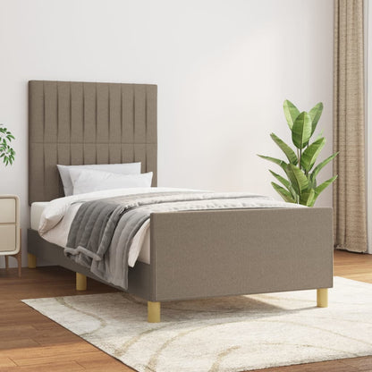 Giroletto senza Materasso Tortora 90x190 cm Tessuto