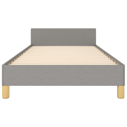 Giroletto senza Materasso Grigio Chiaro 100x200 cm Tessuto