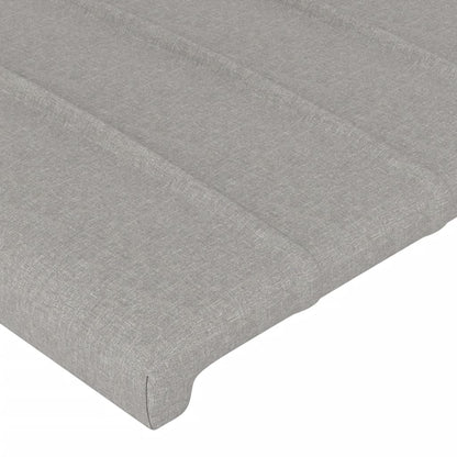 Giroletto senza Materasso Grigio Chiaro 100x200 cm Tessuto