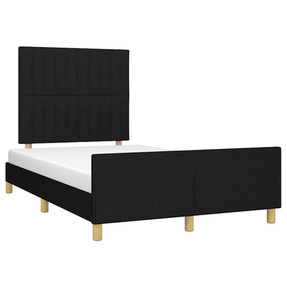 Giroletto senza Materasso Nero 120x200 cm Tessuto