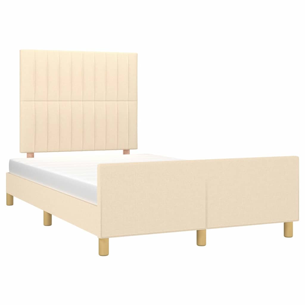 Giroletto senza Materasso Crema 120x200 cm Tessuto