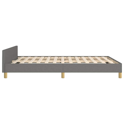 Giroletto senza Materasso Grigio Scuro 140x190 cm Tessuto