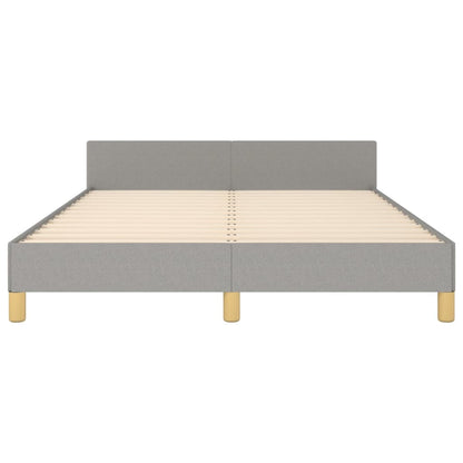 Giroletto senza Materasso Grigio Chiaro 140x200 cm Tessuto