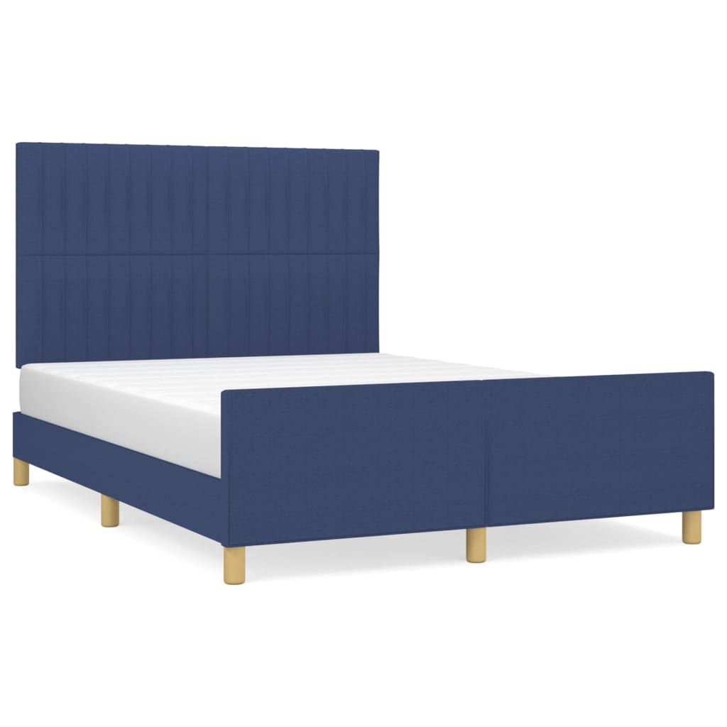 Giroletto senza Materasso Blu 140x200 cm in Tessuto | homemem39