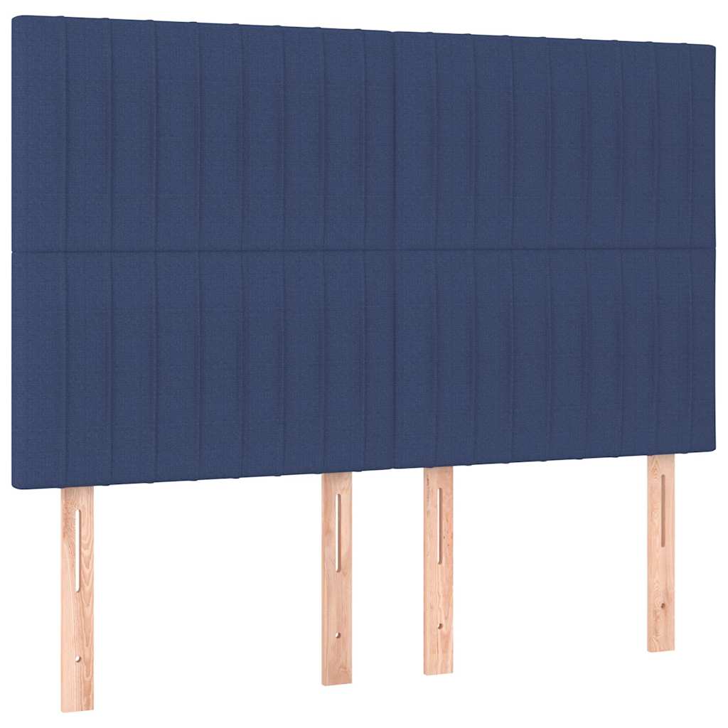 Giroletto senza Materasso Blu 140x200 cm in Tessuto