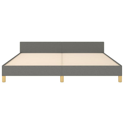 Giroletto senza Materasso Grigio Scuro 180x200 cm Tessuto
