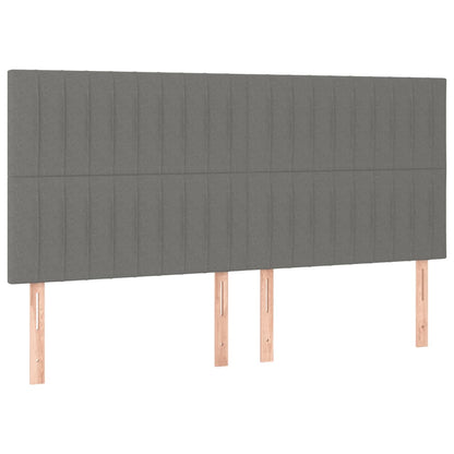 Giroletto senza Materasso Grigio Scuro 180x200 cm Tessuto
