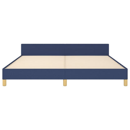 Giroletto senza Materasso Blu 180x200 cm in Tessuto