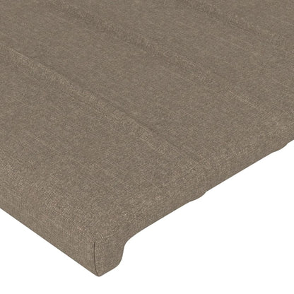Giroletto senza Materasso Tortora 200x200 cm in Tessuto | homemem39