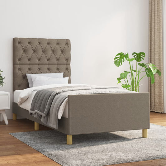 Giroletto senza Materasso Tortora 80x200 cm Tessuto