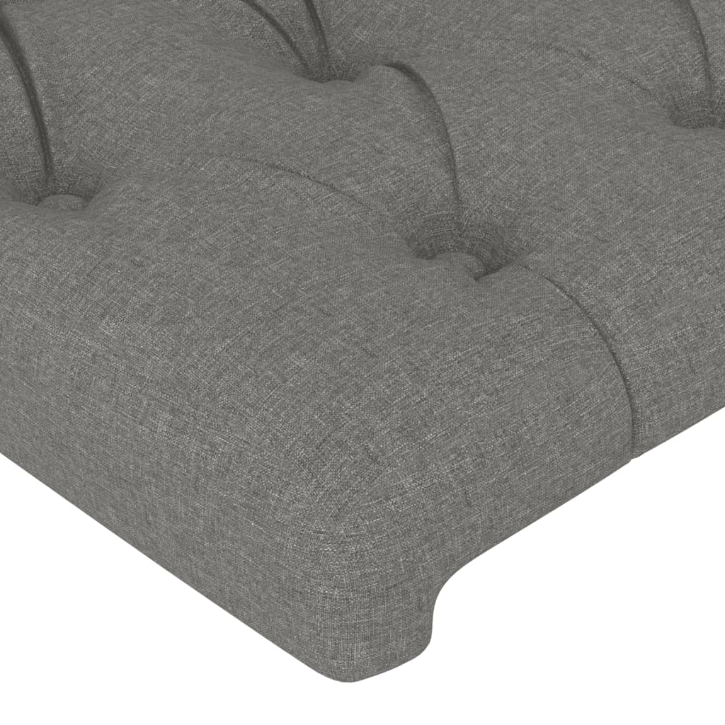 Giroletto senza Materasso Grigio Scuro 90x190 cm Tessuto | homemem39