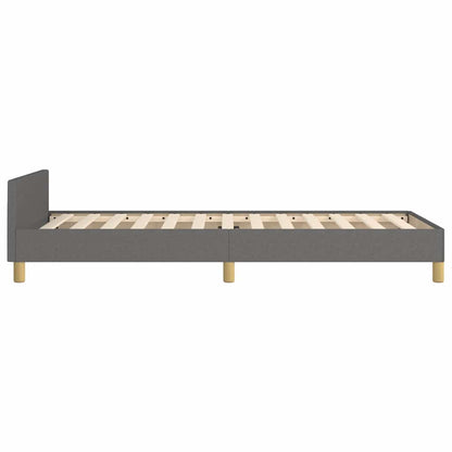 Giroletto senza Materasso Grigio Scuro 90x200 cm Tessuto