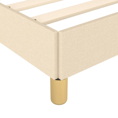 Giroletto senza Materasso Crema 90x200 cm in Tessuto