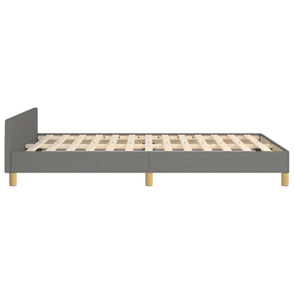Giroletto senza Materasso Grigio Scuro 120x200 cm Tessuto