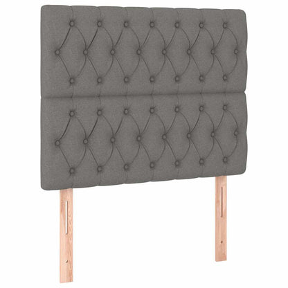 Giroletto senza Materasso Grigio Scuro 120x200 cm Tessuto