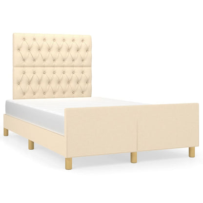 Giroletto senza Materasso Crema 120x200 cm Tessuto | homemem39