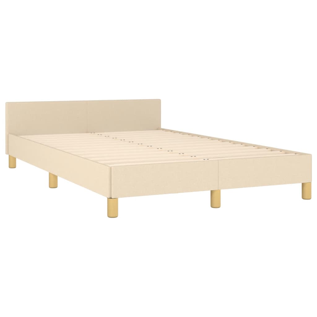 Giroletto senza Materasso Crema 120x200 cm Tessuto | homemem39