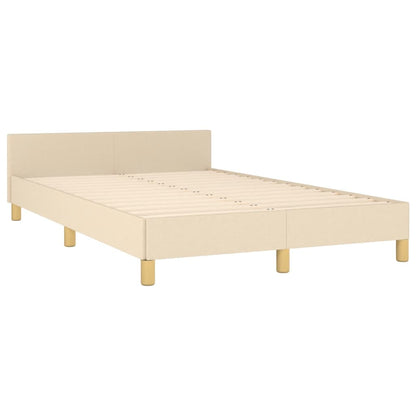 Giroletto senza Materasso Crema 120x200 cm Tessuto | homemem39