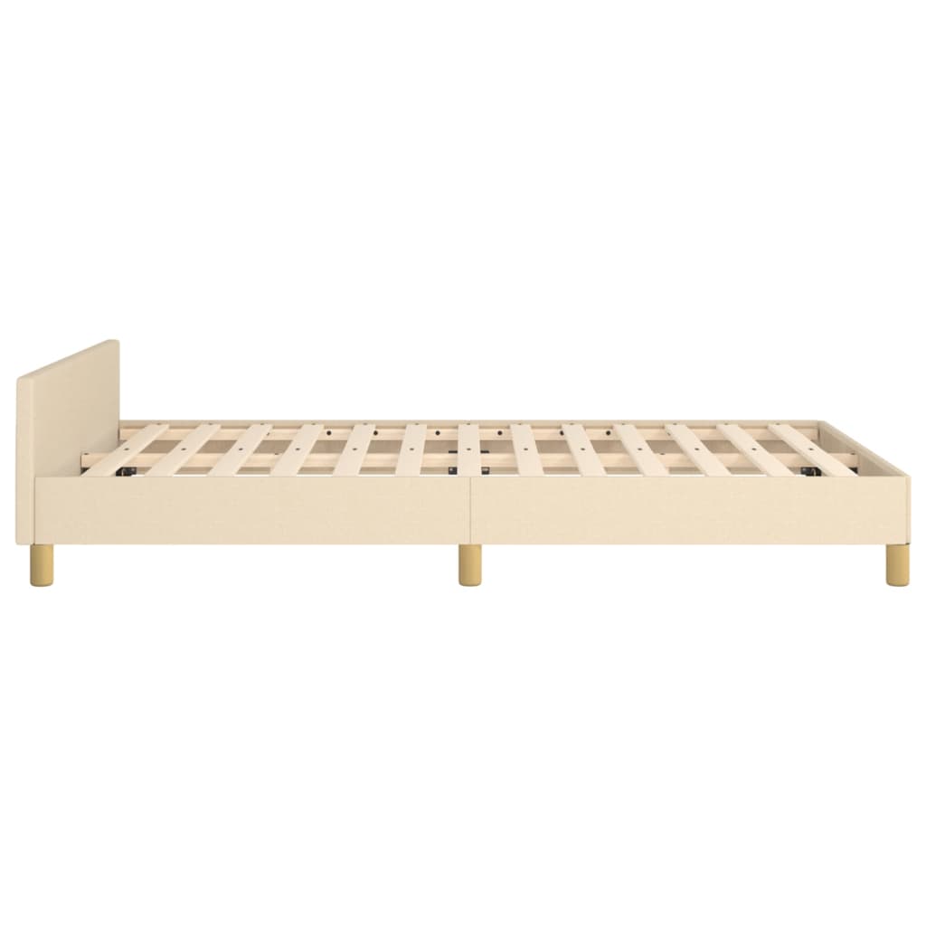 Giroletto senza Materasso Crema 120x200 cm Tessuto | homemem39