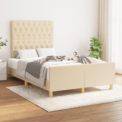 Giroletto senza Materasso Crema 120x200 cm Tessuto | homemem39