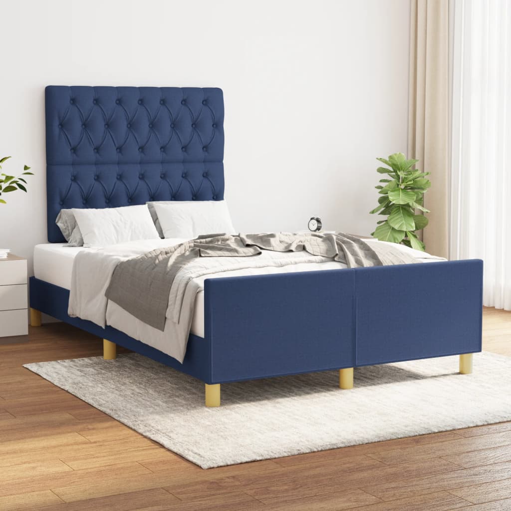 Giroletto senza Materasso Blu 120x200 cm in Tessuto | homemem39