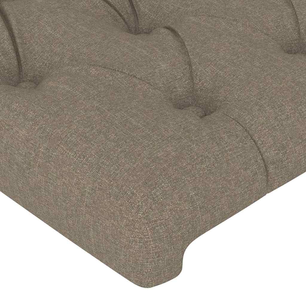 Giroletto senza Materasso Tortora 140x190 cm in Tessuto