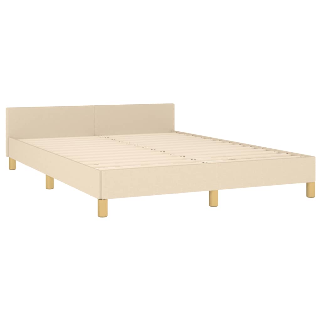 Giroletto senza Materasso Crema 140x190 cm in Tessuto | homemem39