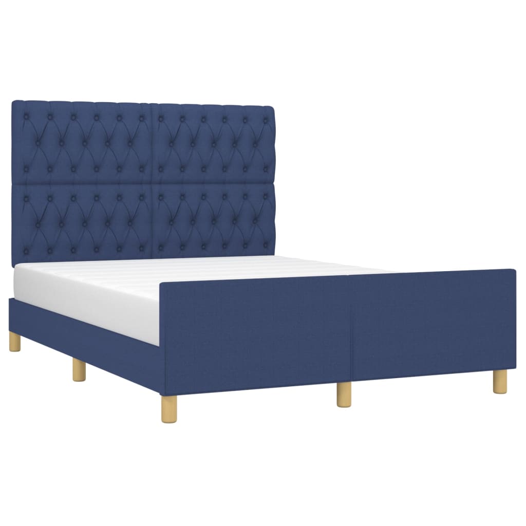 Giroletto senza Materasso Blu 140x200 cm in Tessuto | homemem39