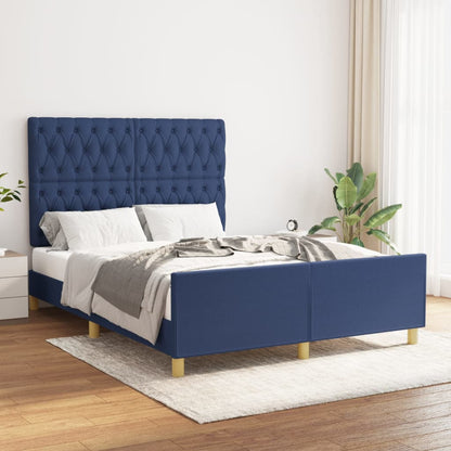 Giroletto senza Materasso Blu 140x200 cm in Tessuto | homemem39